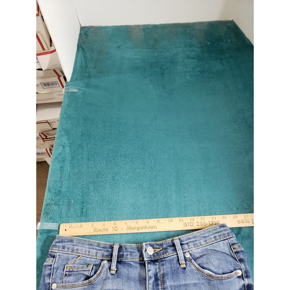 Mossimo Jeans Size 6 Long Women Blue Denim Stretch Pants Mid Rise Straight - Picture 9 of 12